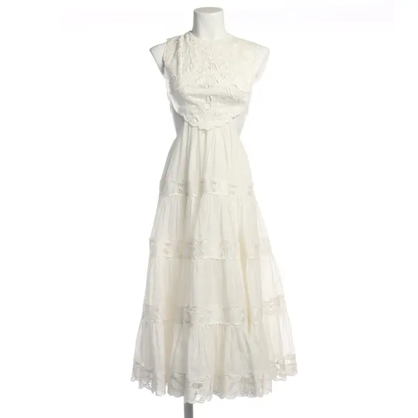 Cocktailkleid in Weiß, Leinen, Zimmermann