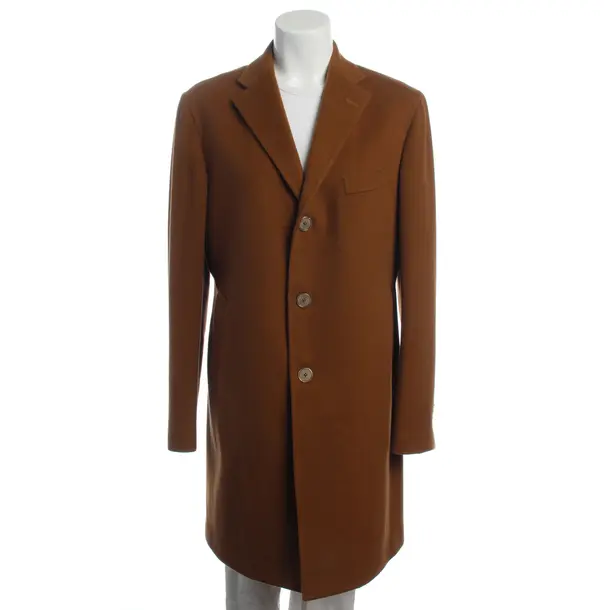 Overcoat in Brown, Wool, Tagliatore