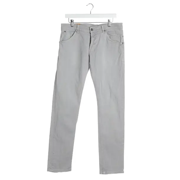 Jeans Straight Fit in Grau, Baumwolle, Dondup