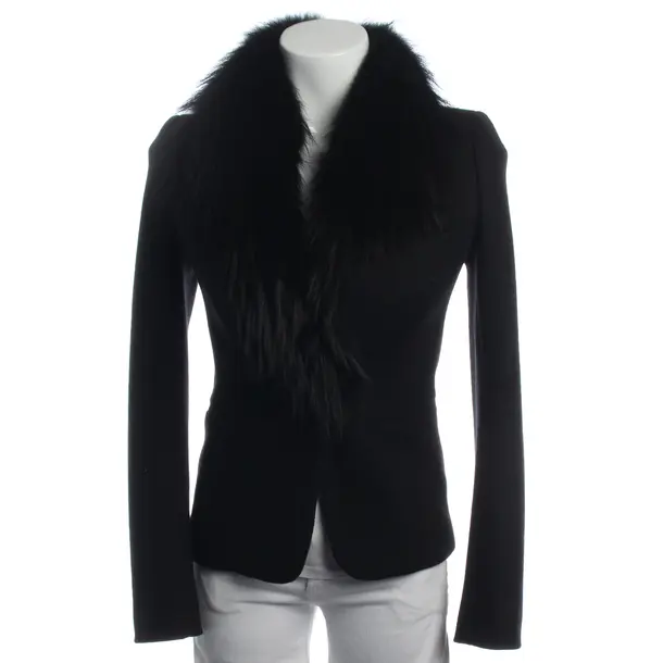 Übergangsjacke in Schwarz, Wolle, Joseph