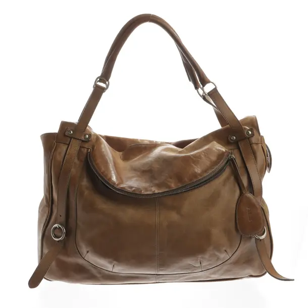 Schultertasche in Braun, Leder, Furla