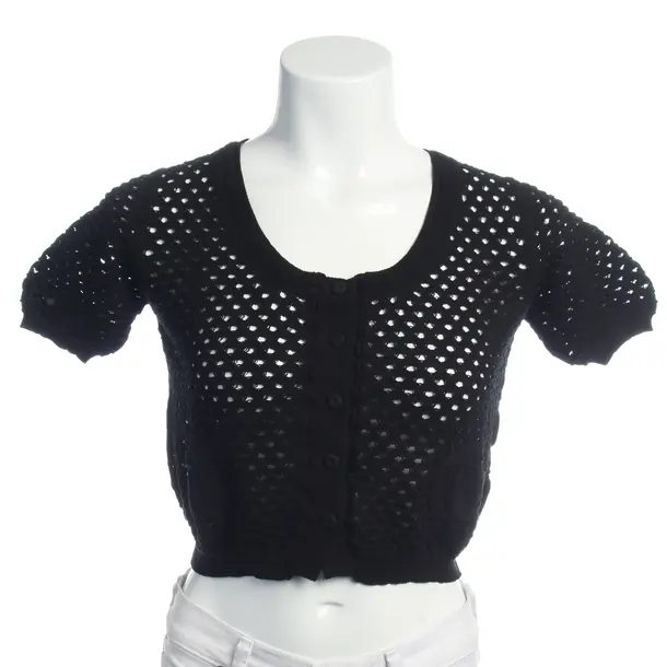 Cardigan in Black, Cotton, Twin Set