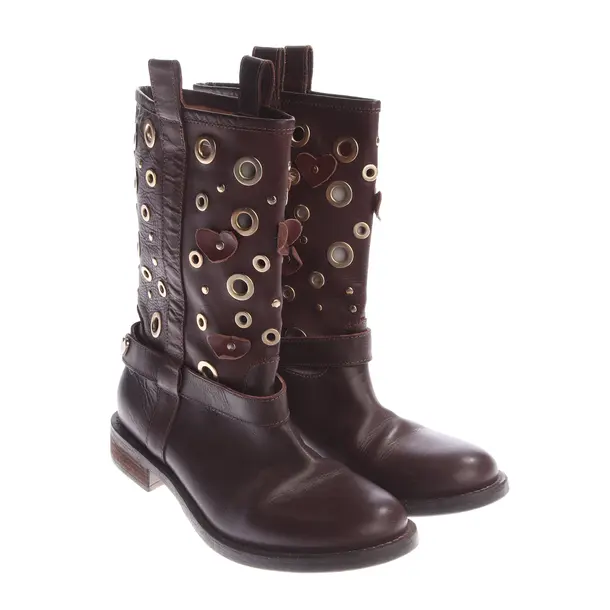 Boots, in Brown, Twin Set