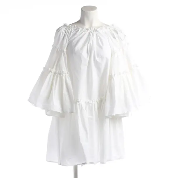 Kleid in Weiß, Baumwolle, MSGM