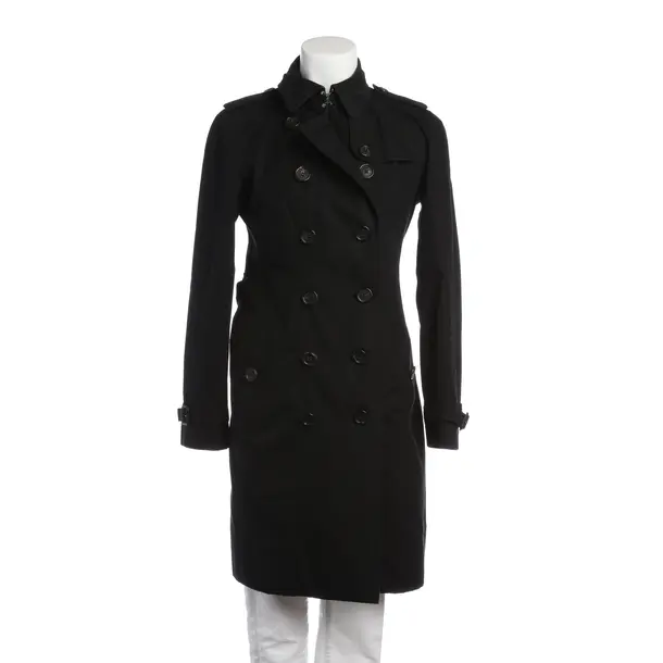 Übergangsmantel in Schwarz, Baumwolle, Burberry