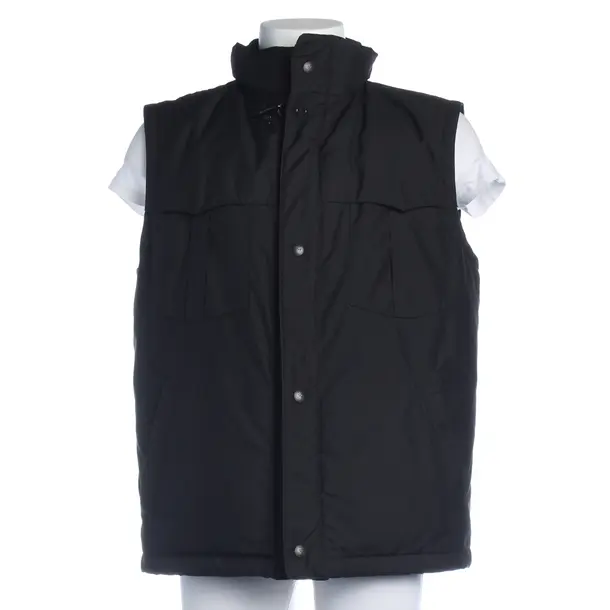Vest in Black, Polyester, Fay