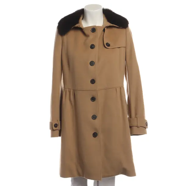 Mid-Season Coat in Brown, Wool, Burberry London