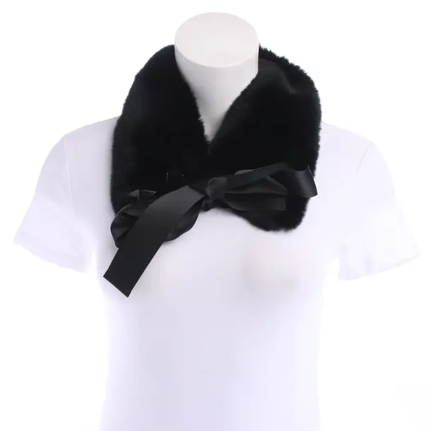 Fellkragen, in Schwarz, Fell, Max Mara