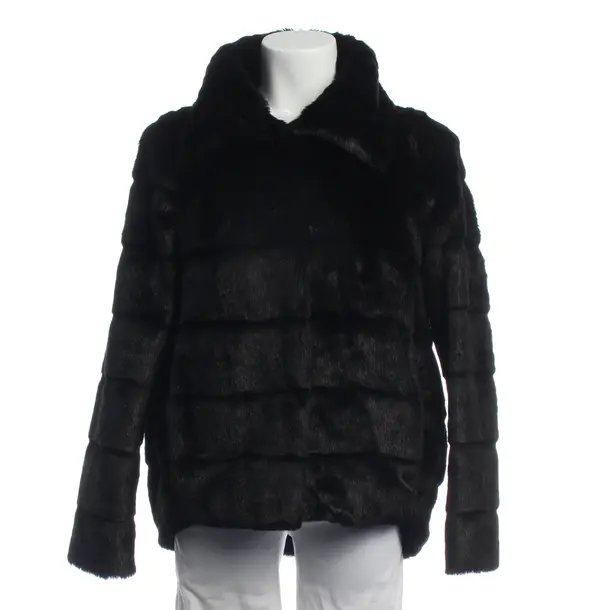 Winter Jacket in Black, Modacrylic, Twin Set