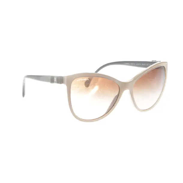 Sonnenbrille in Weiß, Kunststoff, Chanel