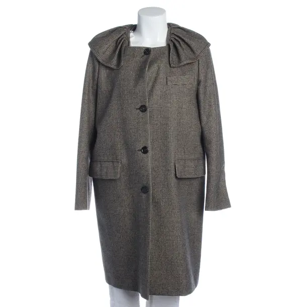 Mid-Season Coat in Brown, Wool, Moschino