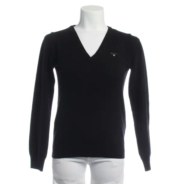 Wollpullover in Schwarz, Wolle, Gant