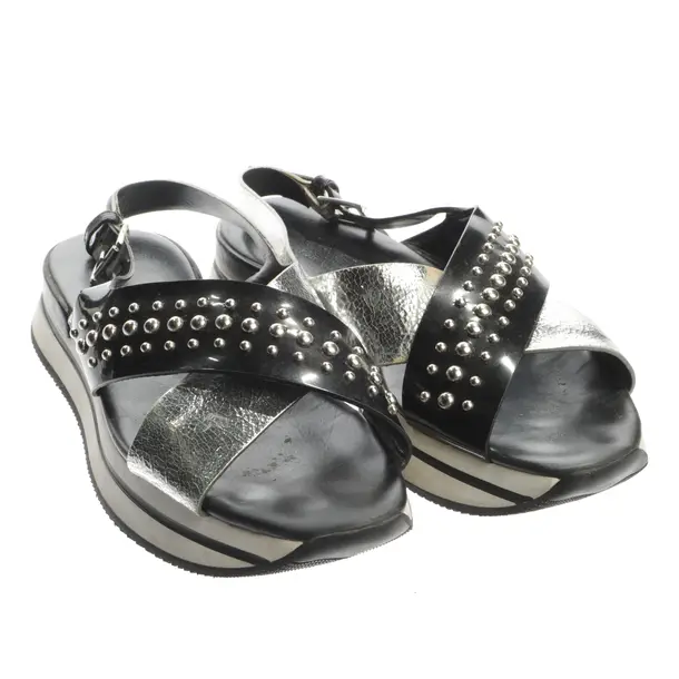 Sandalen in Schwarz, , Hogan