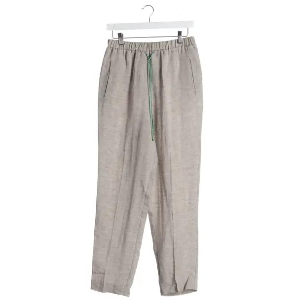 Hose in Grau, Leinen, Forte_Forte
