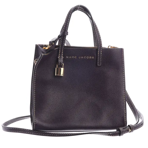 Handtasche in Lila, Leder, Marc Jacobs