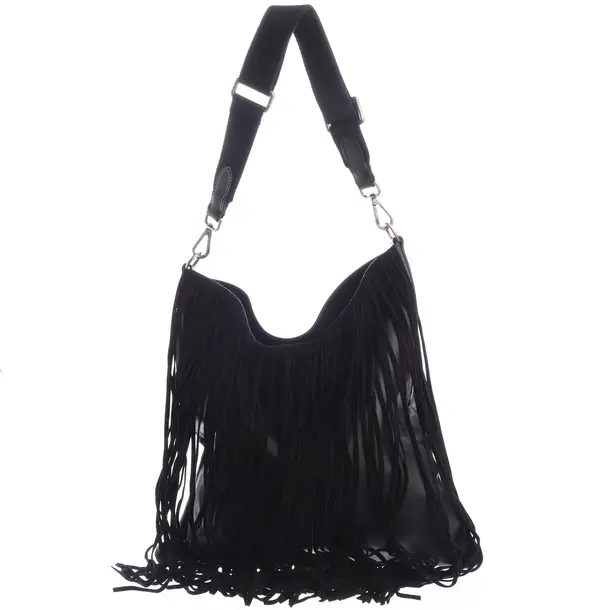 Shoulder Bag in Black, Leather, Golden Goose