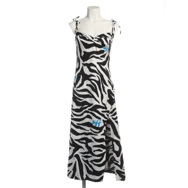 Kleid in Mehrfarbig, Viskose, Off-White