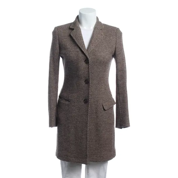 Mid-Season Coat in Brown, Wool, Altea