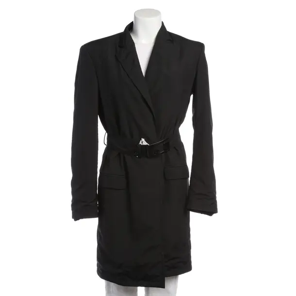Mid-Season Coat in Black, Polyester, Gucci