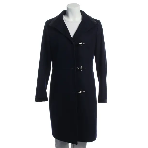 Winter Coat in Blue, Wool, Fay