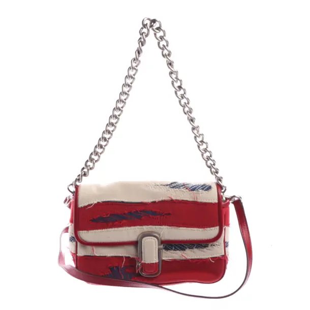 Schultertasche in Rot, Baumwolle, Marc Jacobs