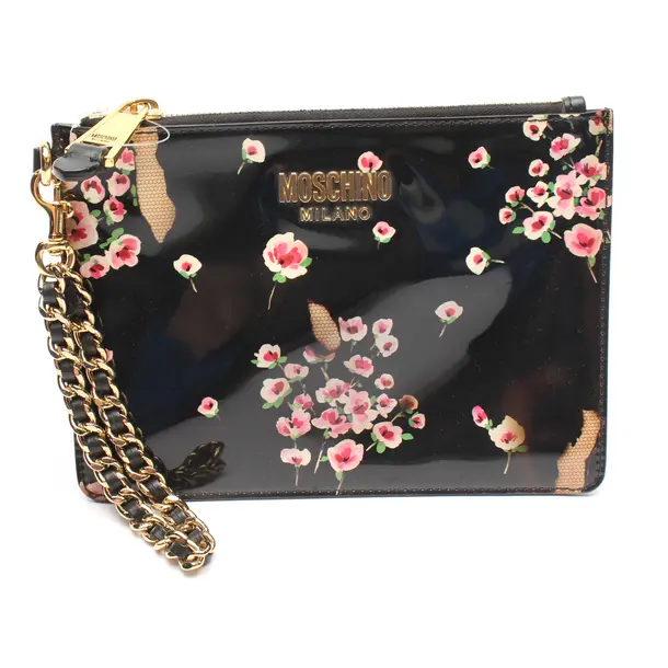 Clutch in Mehrfarbig, Polyvinyl, Moschino