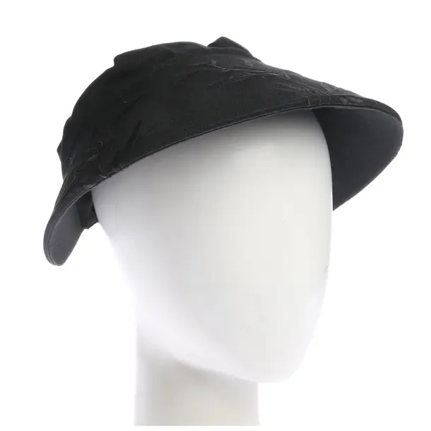 Sonnenblende in Schwarz, Baumwolle, Emporio Armani