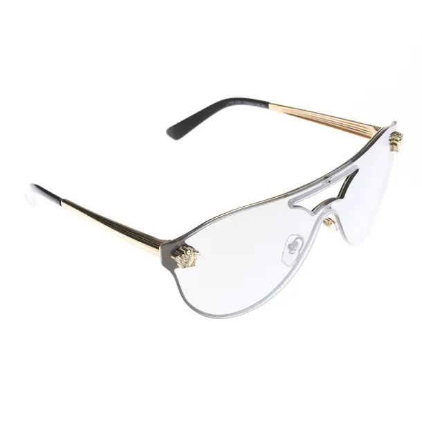 Sonnenbrille in Metallic, Kunststoff / Metall, Versace