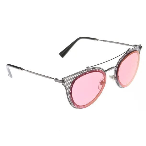 Sonnenbrille in Schwarz, Kunststoff / Metall, Valentino