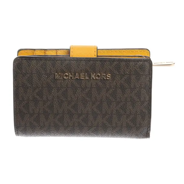 Geldbörse in Braun, Leder, Michael Kors