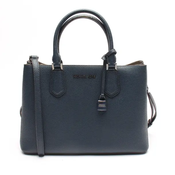 Handbag in Blue, Leather, Michael Kors