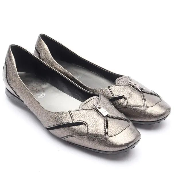 Ballet Flats in Metallic, , Tod´s