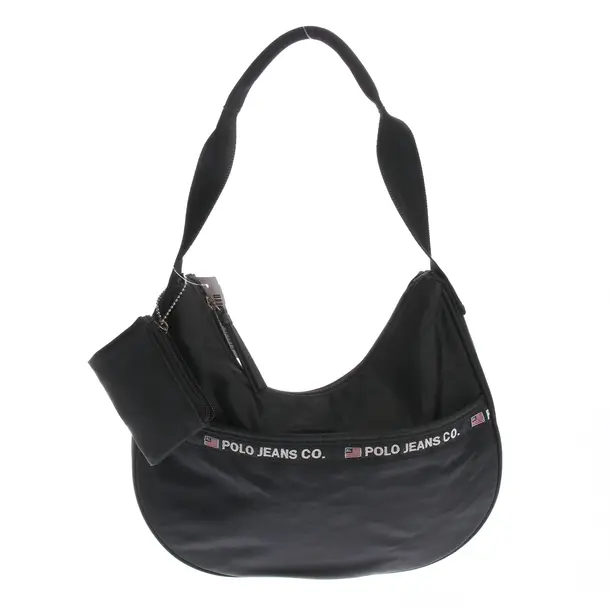Shoulder Bag in Black, Polyamide, Polo Ralph Lauren