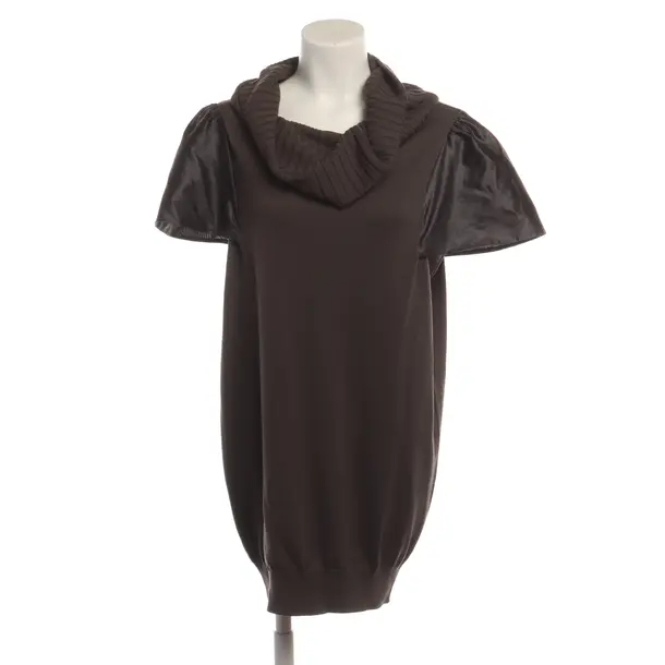Kleid in Braun, Wolle, Moschino