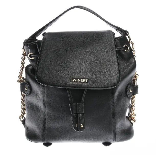 Rucksack in Schwarz, Polyurethan, Twin Set