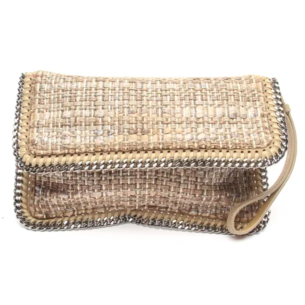 Clutch in Braun, Polyamid, Stella McCartney