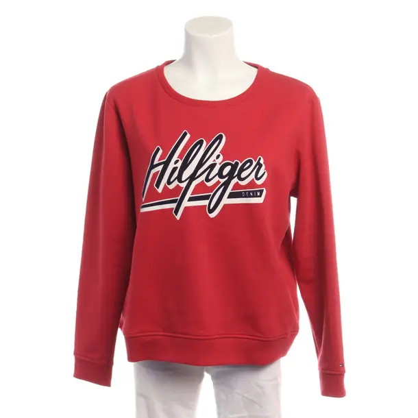 Sweatshirt in Rot, Baumwolle, Tommy Jeans