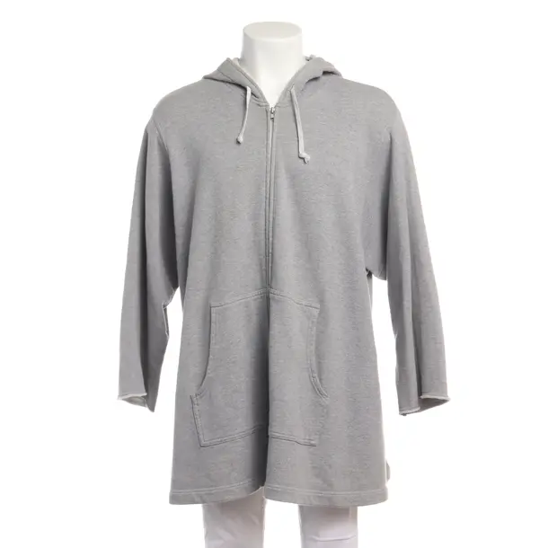 Zip-Up Hoodie in Gray, Cotton, Comme des Garcons