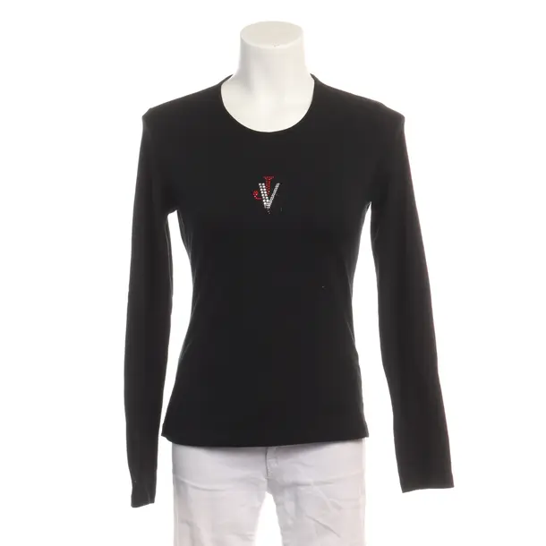 Long Sleeve Shirt in Black, Cotton, Versace Jeans