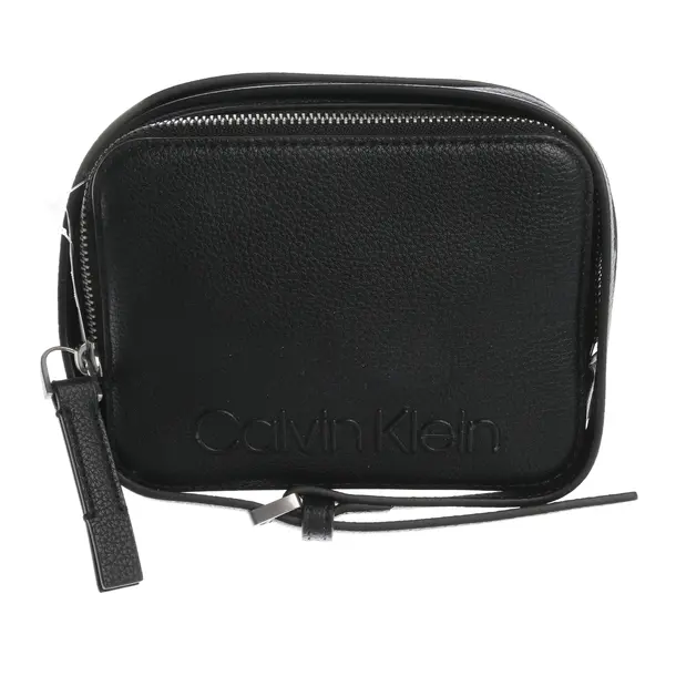 Cross Body Bag in Black, Leather, Calvin Klein