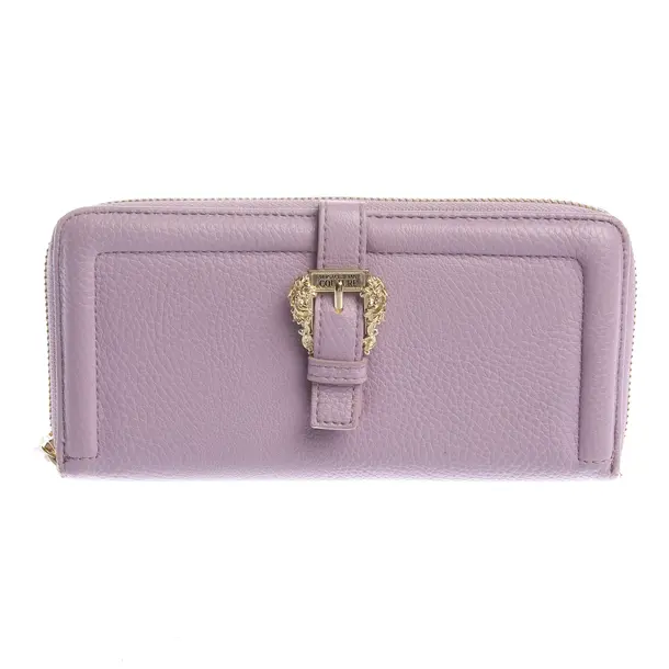 Geldbörse in Lila, Leder, Versace Jeans Couture
