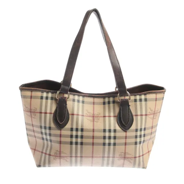 Shopper Bag in Multicolored, Polyvinyl, Burberry
