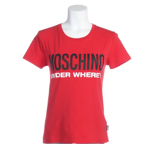 Shirt in Rot, Baumwolle, Moschino