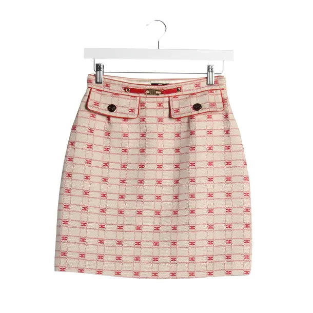 Skirt in Red, Cotton, Elisabetta Franchi