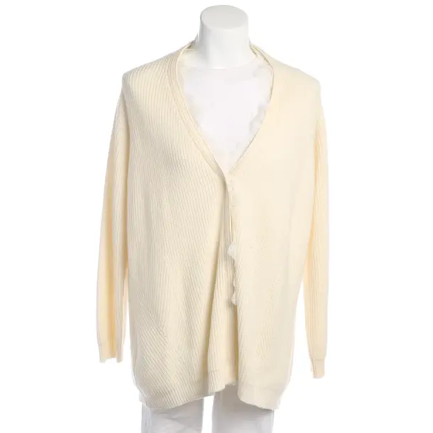 Strickjacke in Weiß, Wolle, Ermanno Scervino