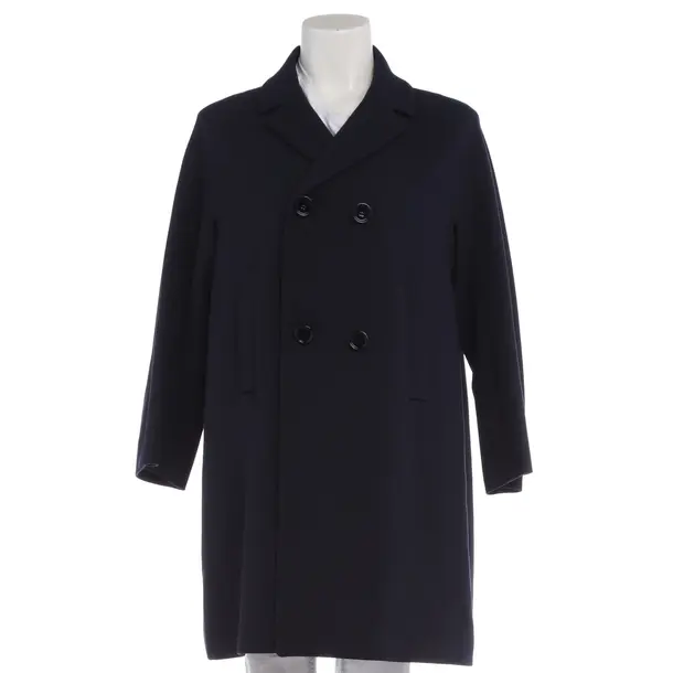 Übergangsmantel in Blau, Wolle, Max Mara