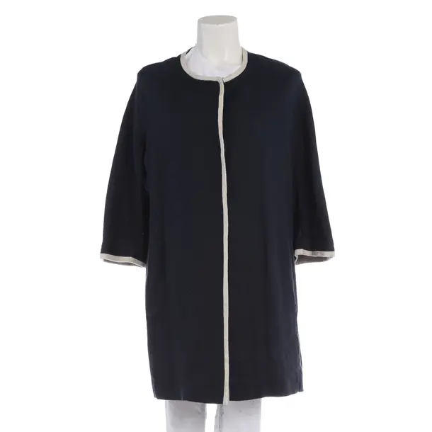 Übergangsmantel in Blau, Leinen, Max Mara