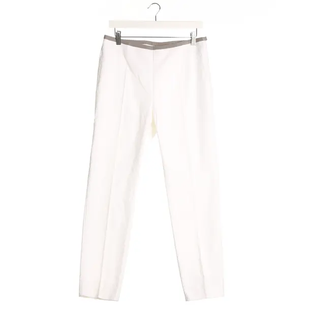 Pants in White, Cotton, Peserico