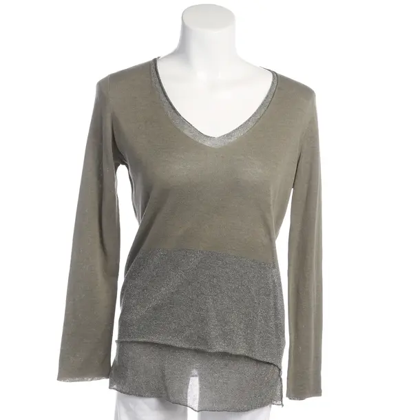 Long Sleeve Shirt in Green, Viscose, Fabiana Filippi