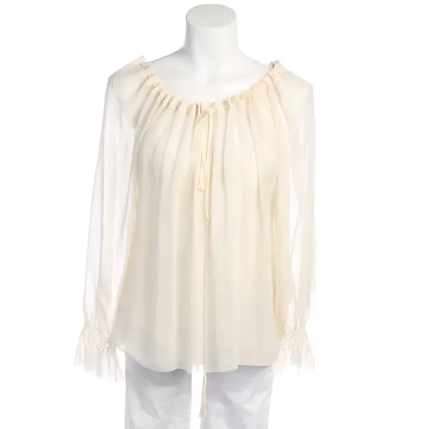 Bluse in Weiß, Seide, Ermanno Scervino